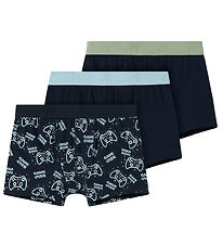 Name It Boxershorts - 3-Pak - NkmBoxer - Dark Sapphire Name It Boxershorts - 3-Pak - NkmBoxer - Dark Sapphire