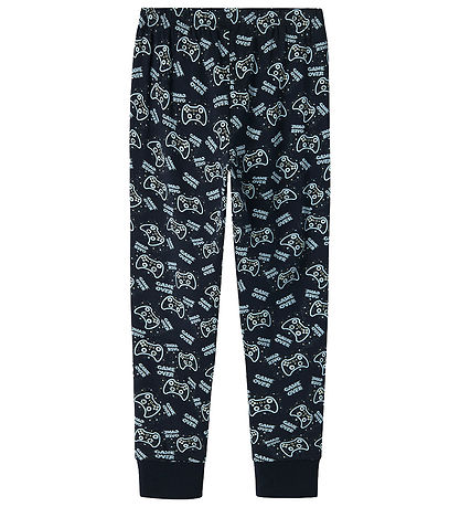 Name It Nattøj - 2-Delt - NkmNightset Game - Dark Sapphire m. Pr Name It Nattøj - 2-Delt - NkmNightset Game - Dark Sapphire m. Pr