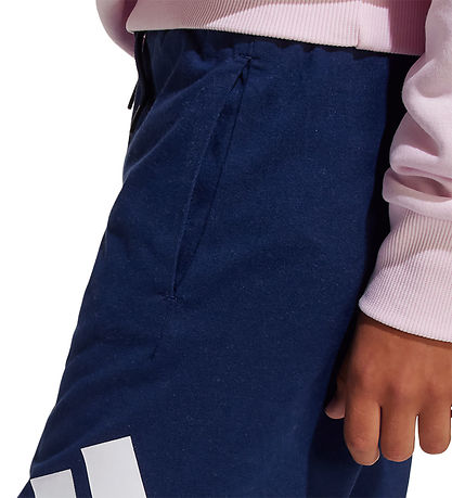 adidas Performance Shorts - J BL KN SH 210 - Dkblue/Hvid adidas Performance Shorts - J BL KN SH 210 - Dkblue/Hvid