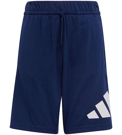adidas Performance Shorts - J BL KN SH 210 - Dkblue/Hvid adidas Performance Shorts - J BL KN SH 210 - Dkblue/Hvid