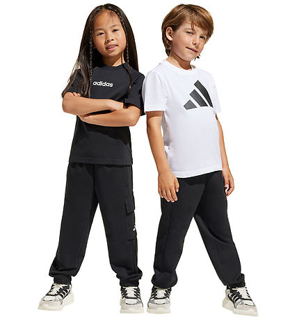 adidas Performance Sweatpants - LK SL FT C PT - Sort/Hvid