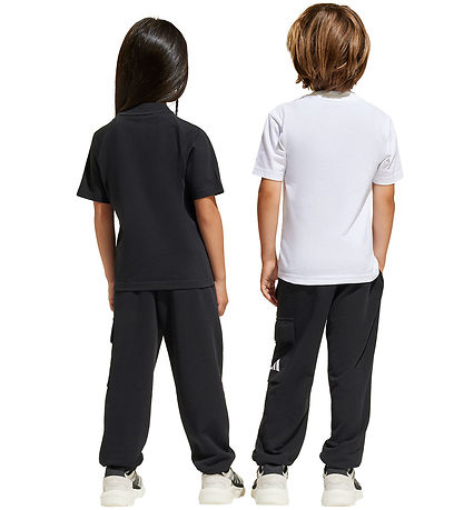 adidas Performance Sweatpants - LK SL FT C PT - Sort/Hvid