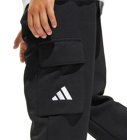 adidas Performance Sweatpants - LK SL FT C PT - Sort/Hvid adidas Performance Sweatpants - LK SL FT C PT - Sort/Hvid