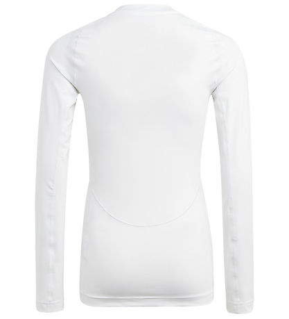 adidas Performance Bluse - TF LS TEE Y - Hvid adidas Performance Bluse - TF LS TEE Y - Hvid
