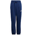 adidas Performance Sweatpants - J SL FL PT 225 - Dkblue/Hvid
