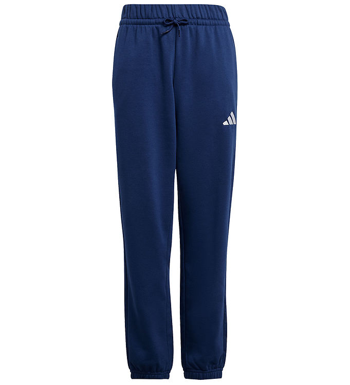 adidas Performance Sweatpants - J SL FL PT 225 - Dkblue/Hvid