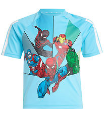 adidas Performance T-shirt - LK MRVL SM T - Brcyan/Hvid/Multico adidas Performance T-shirt - LK MRVL SM T - Brcyan/Hvid/Multico