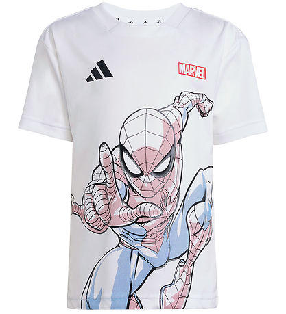 adidas Performance Sæt - T-shirt/Shorts - LK MRVL SM TSET - Hvid