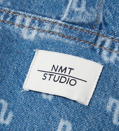 Name It Kjole - NkfRuna - Medium Blue Denim m. Print Name It Kjole - NkfRuna - Medium Blue Denim m. Print