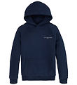 Tommy Hilfiger Hættetrøje - Dark Night Navy Tommy Hilfiger Hættetrøje - Dark Night Navy