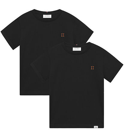 Les Deux T-shirt - 2-pak - Nørregaard - Sort Les Deux T-shirt - 2-pak - Nørregaard - Sort