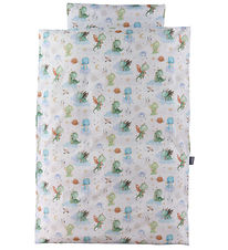 Nørgaard Madsens Sengetøj - Junior - Hvid m. Farverige Drager Nørgaard Madsens Sengetøj - Junior - Hvid m. Farverige Drager