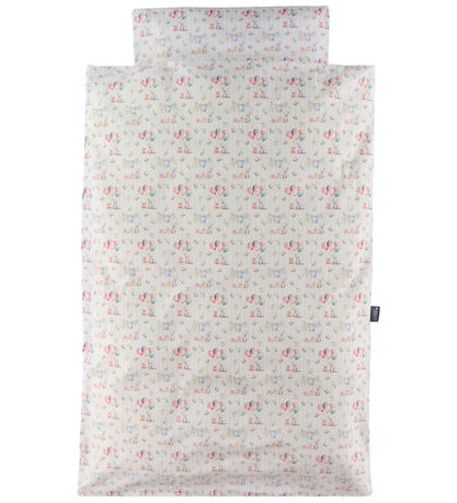 Nørgaard Madsens Sengetøj - Voksen - Hvid m. Farverige Balloner