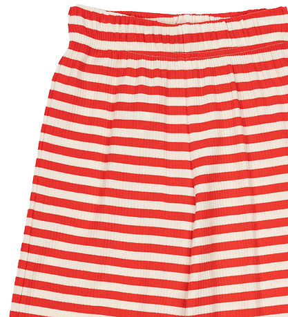 The New Bukser - Rib - TnMoore Wide - Poppy Red Striped