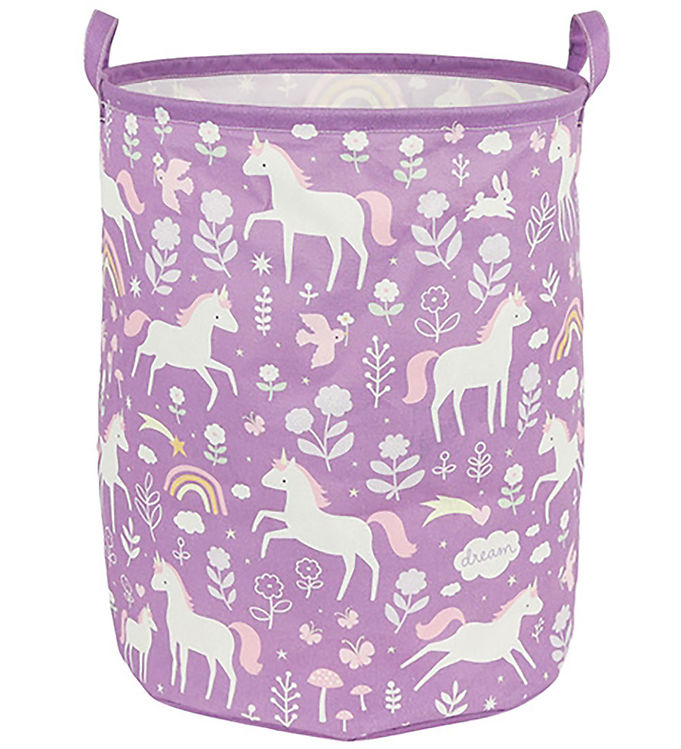 A Little Lovely Company Opbevaringskurv - 40x50 cm - Unicorn Dre