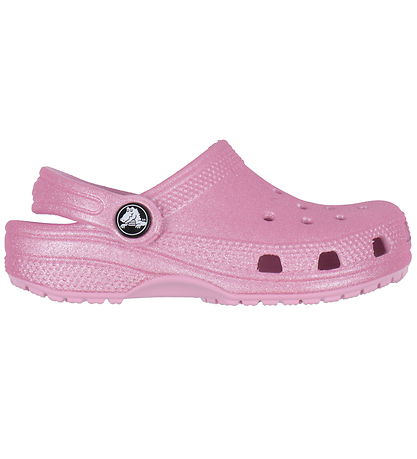 Crocs Sandaler - Classic Glitter Clog K - Pink Tweed Glitter