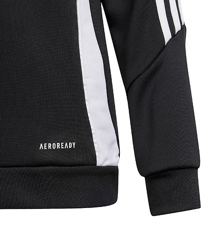 adidas Performance Hættetrøje - Tiro24 TRHOODY - Sort/Hvid adidas Performance Hættetrøje - Tiro24 TRHOODY - Sort/Hvid