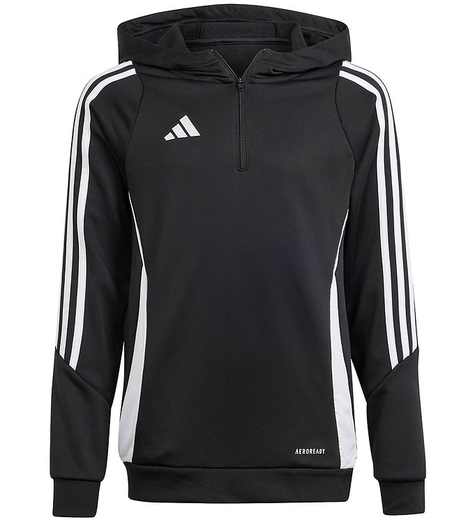 adidas Performance Tiro24 TRHOODY Hættetrøje - Sort/Hvid