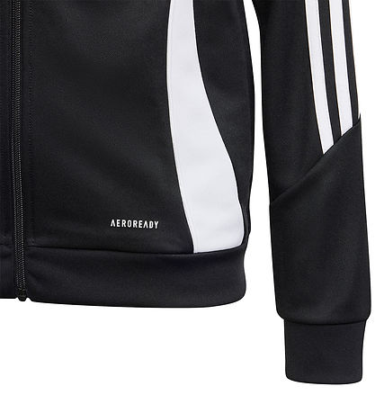 adidas Performance Cardigan - Tiro24 TRJKTY - Sort/Hvid adidas Performance Cardigan - Tiro24 TRJKTY - Sort/Hvid