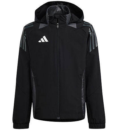 adidas Performance Cardigan - Tiro24 C AWJKTY - Sort/TMDRGR adidas Performance Cardigan - Tiro24 C AWJKTY - Sort/TMDRGR