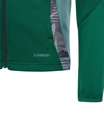 adidas Performance Cardigan - Tiro24 C TRJKTY - DRKGRN adidas Performance Cardigan - Tiro24 C TRJKTY - DRKGRN