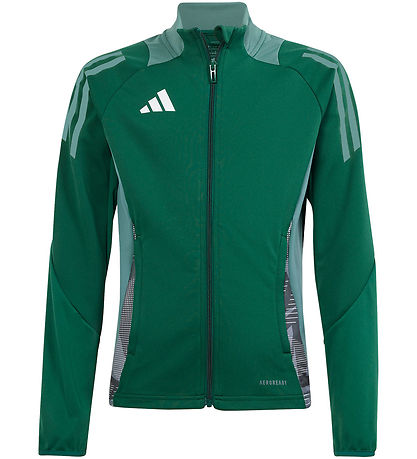 adidas Performance Cardigan - Tiro24 C TRJKTY - DRKGRN adidas Performance Cardigan - Tiro24 C TRJKTY - DRKGRN