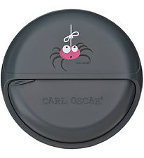 Carl Oscar Snackboks - MiniDisc - 12 cm - Grå m. Edderkop Carl Oscar Snackboks - MiniDisc - 12 cm - Grå m. Edderkop