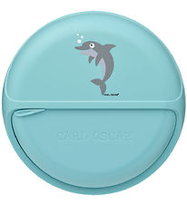 Carl Oscar Snackboks - SnackDisc - 15 cm  - Blå m. Delfin Carl Oscar Snackboks - SnackDisc - 15 cm  - Blå m. Delfin