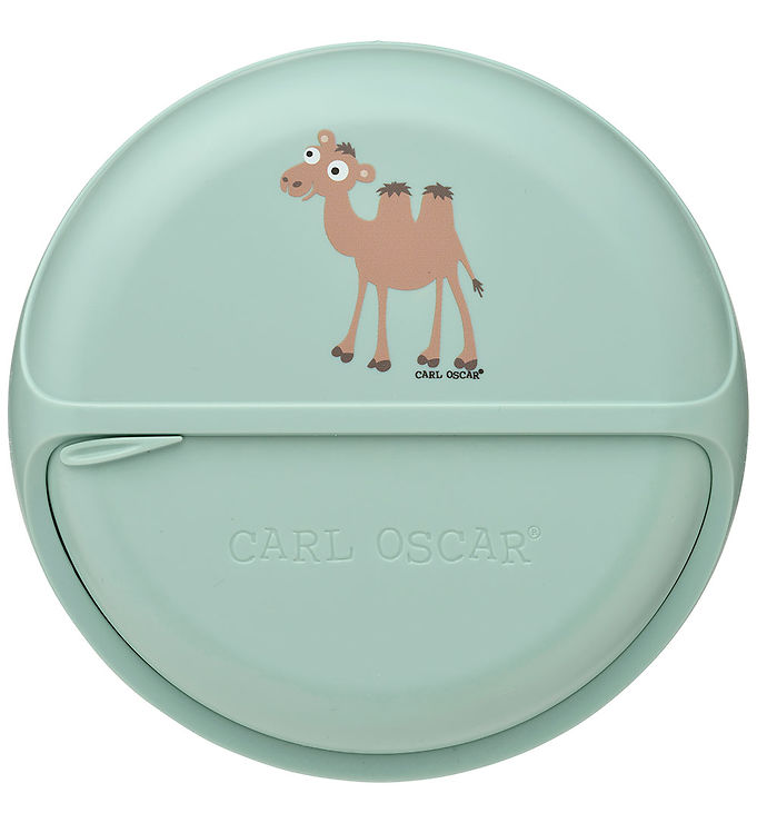 Carl Oscar Snackboks - SnackDisc - 1 L - Grøn m. Kamel