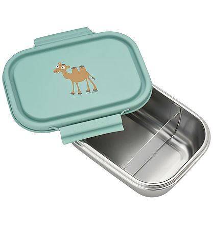 Carl Oscar Madkasse - Steelish - 1 l - Grøn m. Kamel Carl Oscar Madkasse - Steelish - 1 l - Grøn m. Kamel