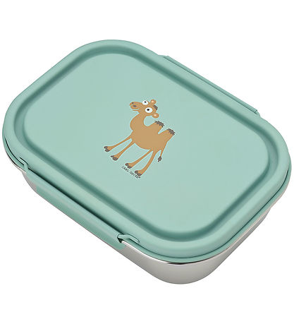 Carl Oscar Madkasse - Steelish - 1 l - Grøn m. Kamel Carl Oscar Madkasse - Steelish - 1 l - Grøn m. Kamel