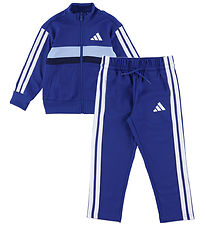adidas Performance Træningssæt - LK3S TIB TS - Royblu/White/Glob adidas Performance Træningssæt - LK3S TIB TS - Royblu/White/Glob