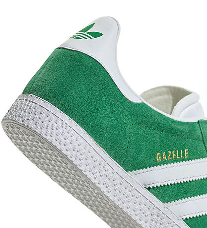 adidas Originals Sko - Gazelle J - Green/Ftwwht/Goldmt adidas Originals Sko - Gazelle J - Green/Ftwwht/Goldmt