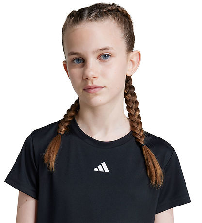 adidas Performance T-shirt - JG TR-ES T - Black/White