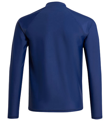 adidas Performance Badebluse - Rashgd LS - UV50+ - Dkblue/Selubl adidas Performance Badebluse - Rashgd LS - UV50+ - Dkblue/Selubl