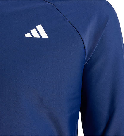 adidas Performance Badebluse - Rashgd LS - UV50+ - Dkblue/Selubl adidas Performance Badebluse - Rashgd LS - UV50+ - Dkblue/Selubl