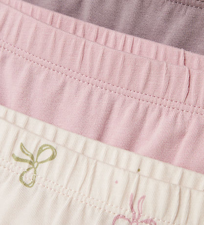 Name It Hipsters - 3-Pak - Noos - NmfTights - Barely Pink/Bows