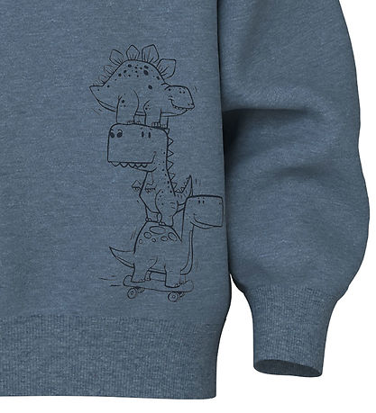 Name It Sweatshirt - NmmVion - China Blue/Dinos Name It Sweatshirt - NmmVion - China Blue/Dinos