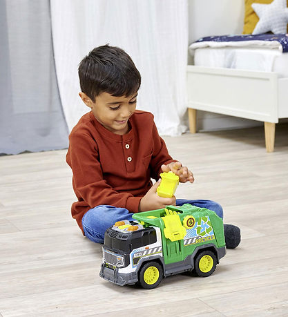 Dickie Toys Bil - Recycle Truck - Lys/Lyd Dickie Toys Bil - Recycle Truck - Lys/Lyd