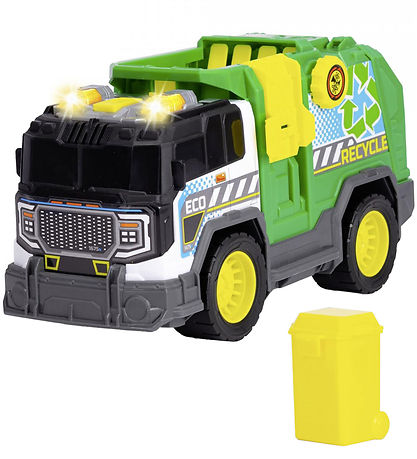 Dickie Toys Bil - Recycle Truck - Lys/Lyd Dickie Toys Bil - Recycle Truck - Lys/Lyd