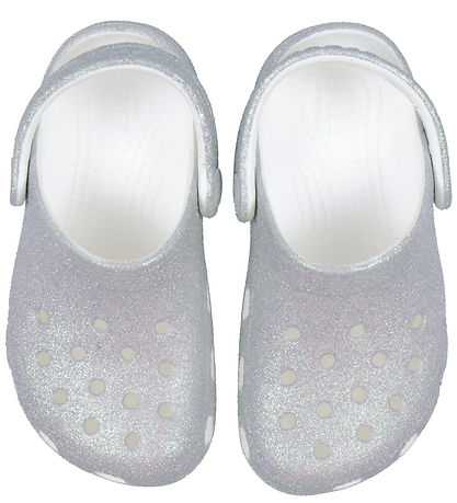 Crocs Sandaler - Classic Glitter T - White Crocs Sandaler - Classic Glitter T - White