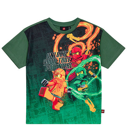 LEGO® Ninjago T-shirt - LWTaffy - Grøn LEGO® Ninjago T-shirt - LWTaffy - Grøn