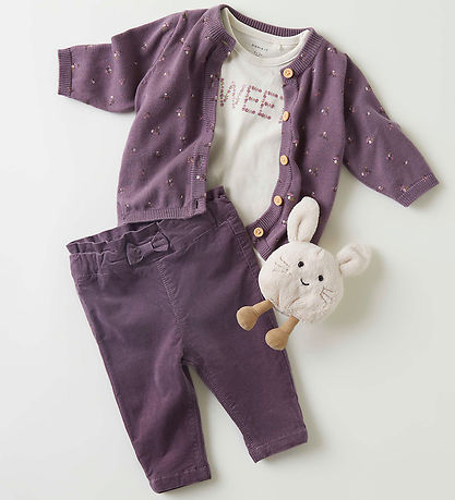 Name It Cardigan - Strik - NbfOnema - Arctic Dusk m. Strik Name It Cardigan - Strik - NbfOnema - Arctic Dusk m. Strik