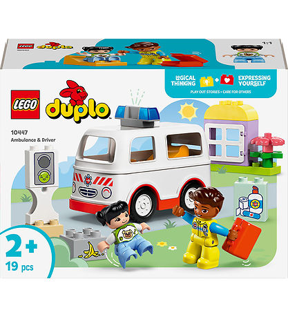 LEGO® DUPLO® - Ambulance Og Fører 10447 - 19 Dele