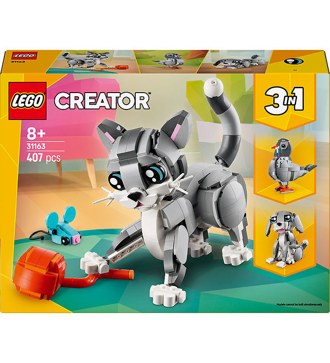 LEGO® Creator - Legesyg Kat 31163 - 3-i-1 - 407 Dele