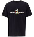 Emporio Armani T-shirt - Navy m. SLange Emporio Armani T-shirt - Navy m. SLange