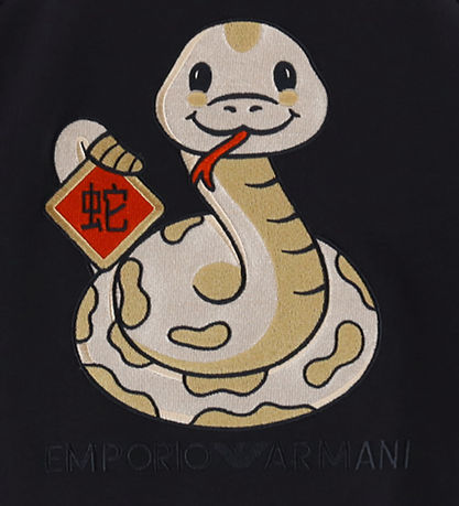 Emporio Armani Cardigan - Navy m. Slange