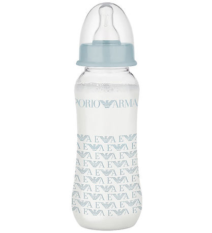 Emporio Armani Sutteflaske - Plast/Silikone - 240 ml - Lyseblå Emporio Armani Sutteflaske - Plast/Silikone - 240 ml - Lyseblå