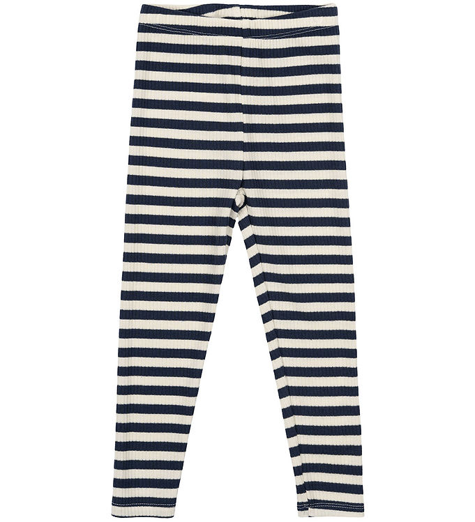 The New Siblings Leggings - Rib - TnstFro - Mood Indigo Striped