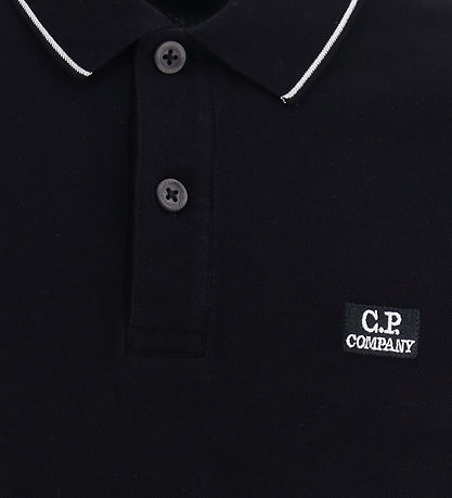 C.P. Company Polo - Sort m. Hvid C.P. Company Polo - Sort m. Hvid
